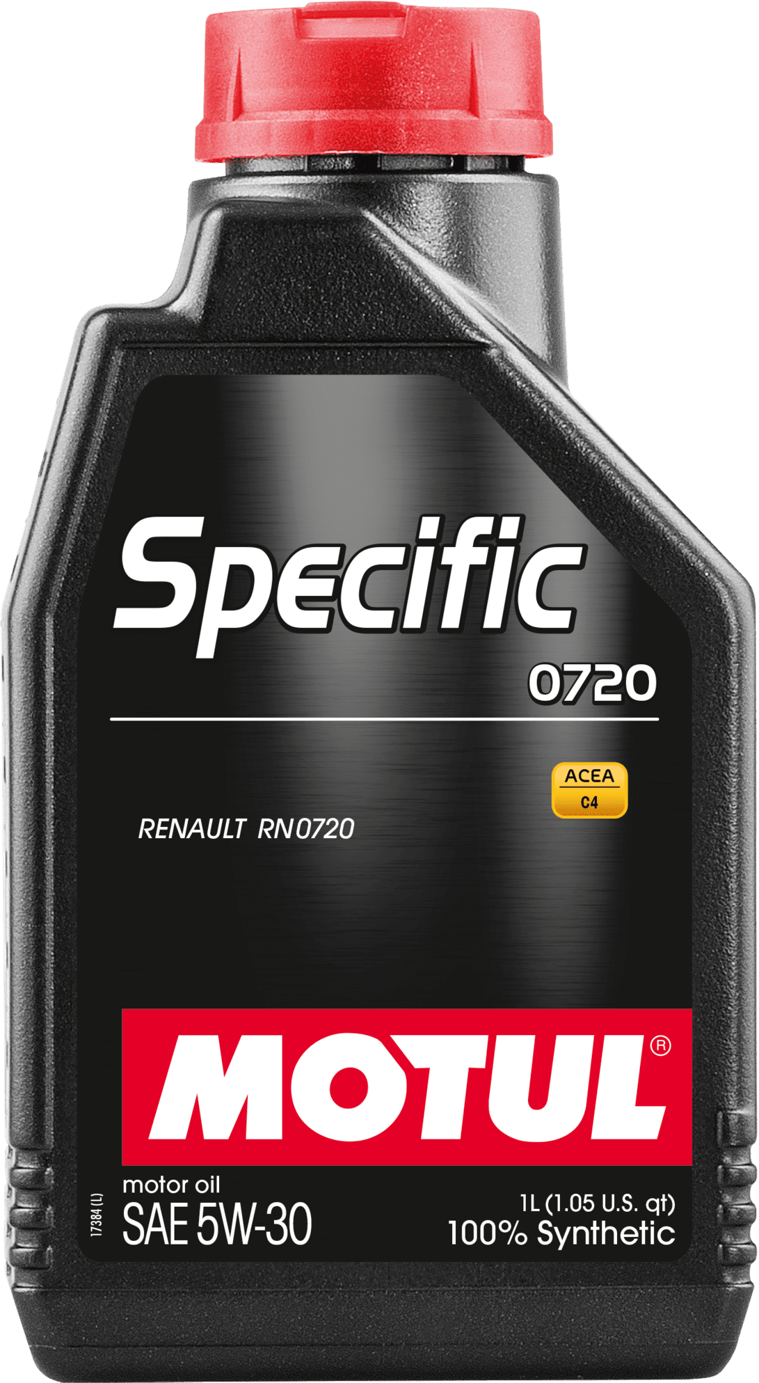 102208-1 RENAULT RN0720 approved engine lubricant - 100% Synthetic lubricant specially designed for the latest generation of diesel engines with particulate filter (DPF) from RENAULT group (Renault, Dacia, Samsung) requiring an approved Renault RN0720 engine oil.