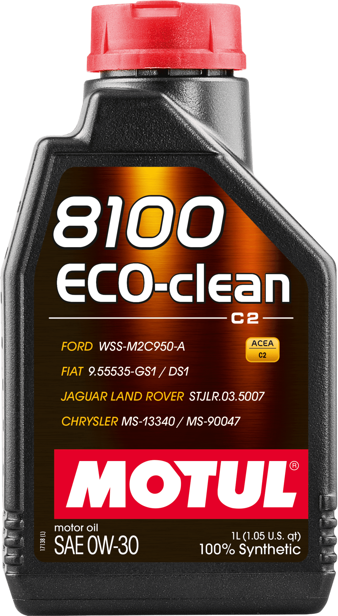 102888-1 100% Synthetic and fuel economy Engine lubricant.