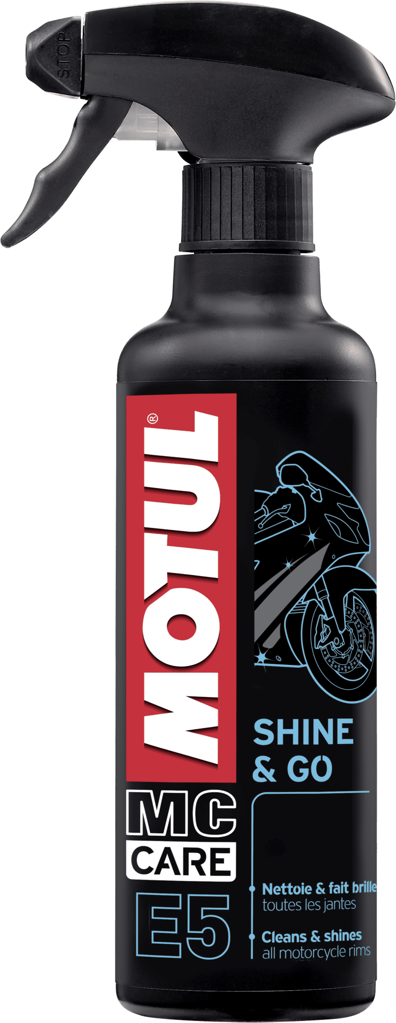 103000-400ML Each part of the motorcycle needs specific care. Launched in 2011, MOTUL® MC Care™ line has been developed to fully maintain and care for the motorcycle, the motorcyclist and their equipment.