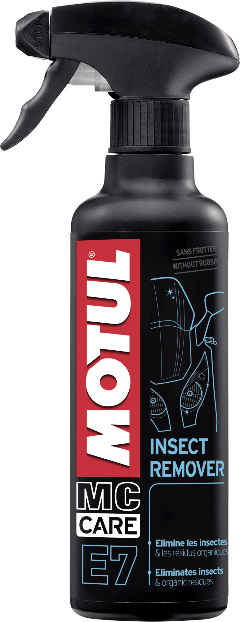103002-400ML Each part of the motorcycle needs specific care. Launched in 2011, MOTUL® MC Care™ line has been developed to fully maintain and care for the motorcycle, the motorcyclist and their equipment.