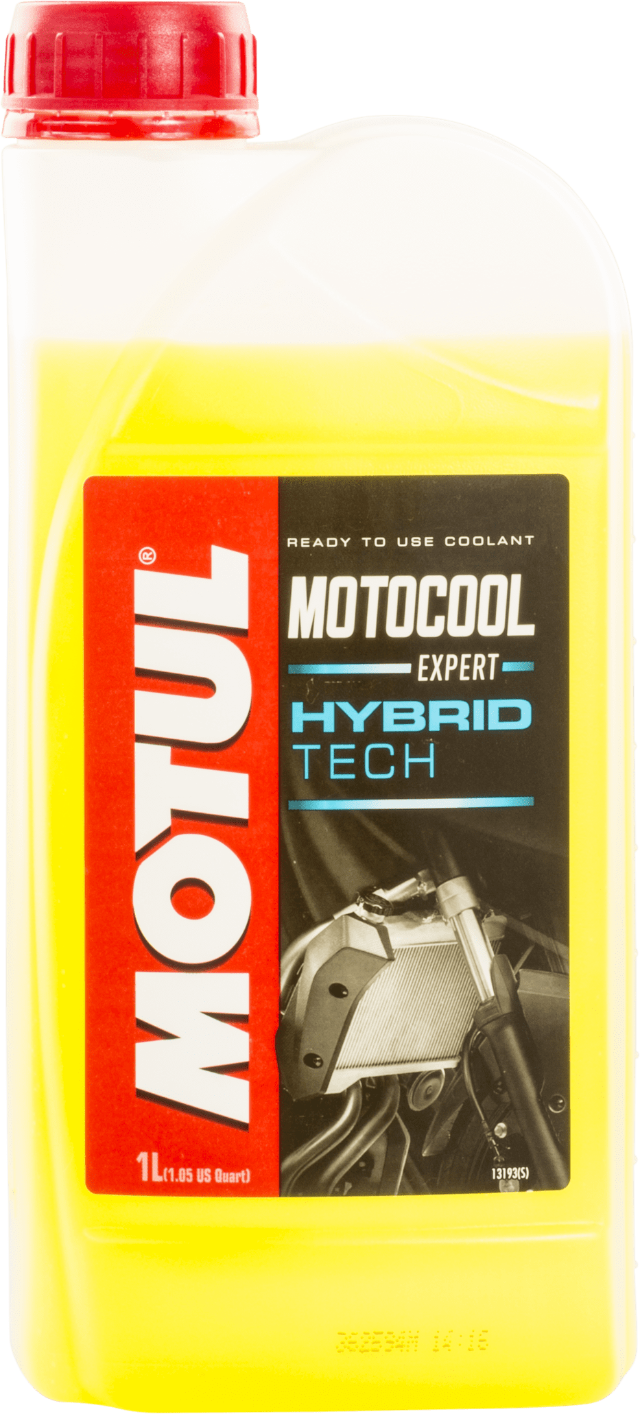 105914-1 Ready to use coolant (do not dilute) developed for all types of motorcycles: road, off road, quads… Nitrite free, amine free, phosphate free.