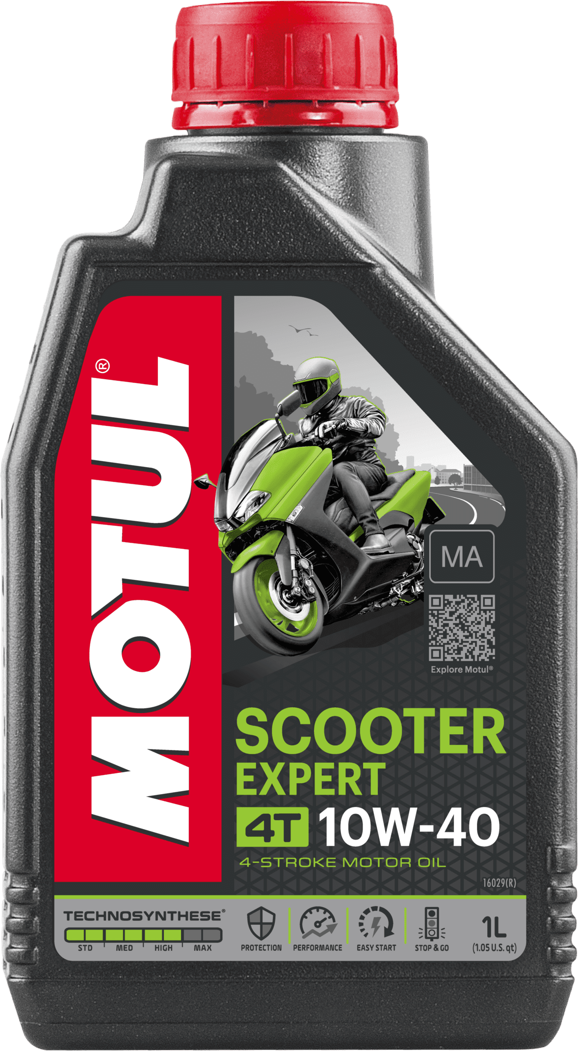 105960-1 Synthetic Technosynthese® lubricant designed for 4-Stroke scooter engines.