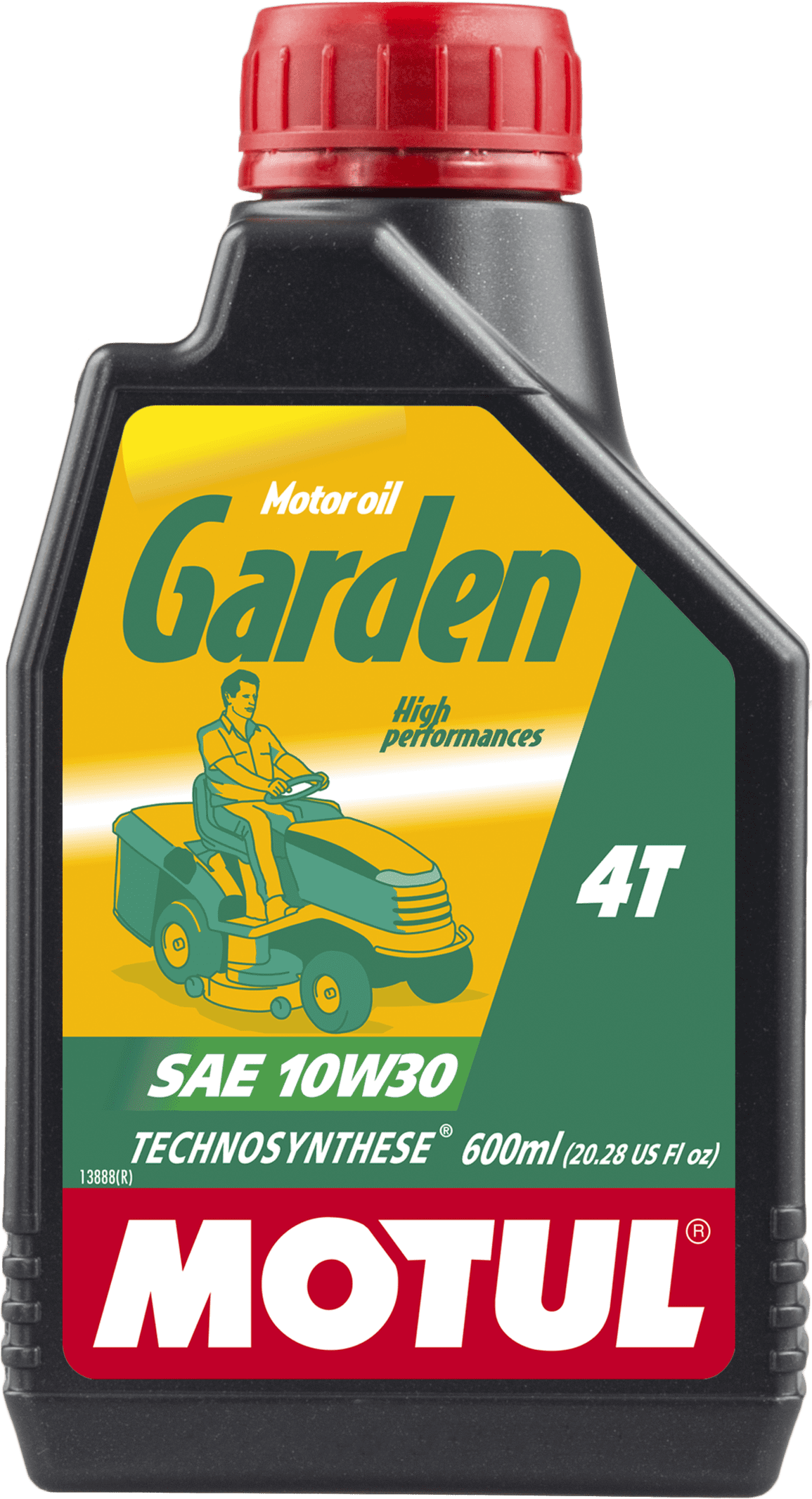 106990-600ML Technosynthese® lubricant specially formulated for use in recent motorized garden tools and small farming equipment.