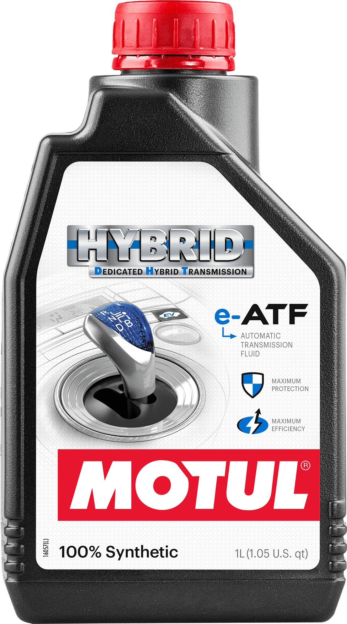 109562-1 100% Synthetic transmission fluid dedicated for hybrid and plug-in hybrid vehicles.