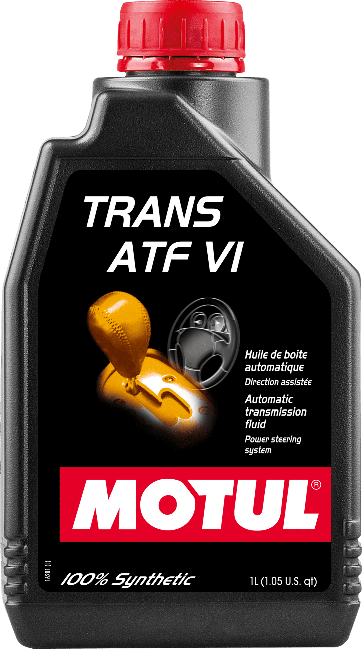 109771-1 100% Synthetic High performance low viscosity lubricant specially engineered for modern automatic transmission (manual mode, sequential mode, electronically controlled …) with or without slip lockup clutch requiring a DEXRON VI fluid.