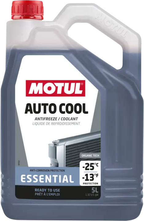 112828-5 MOTUL Auto Cool Classic -25°C is a ready to use cooling liquid, four seasons, based on monoethyleneglycol, using non-organic additives.