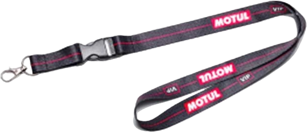 202878 Motul lanyard specifically designed for use at events and trade shows.