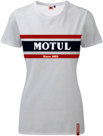 205439 Show you are part of the Motul club with the Motul Stripes Lifestyle t-shirt!