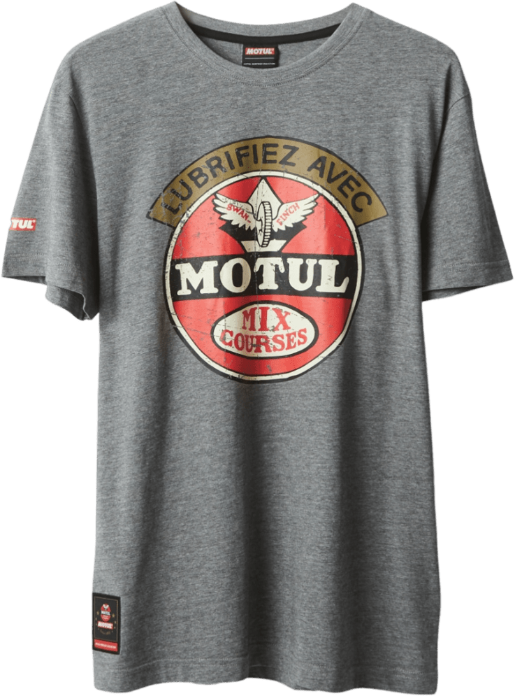 207925 T-shirt with large print on the chest from the collection MOTUL.