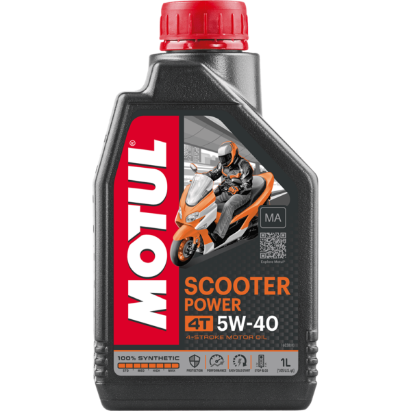 Motul Scooter Power 4T 5W-40 MA - 1L