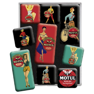 Motul - Historische logo magneetset