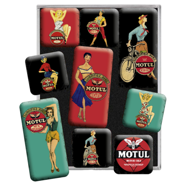 Motul - Historische logo magneetset