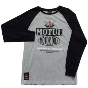 Motul - T-shirt lange mouw grijs - navy blauw (MTL 0222)