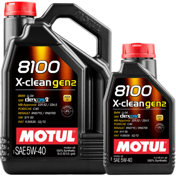 Motul 8100 X-clean gen2 5W-40