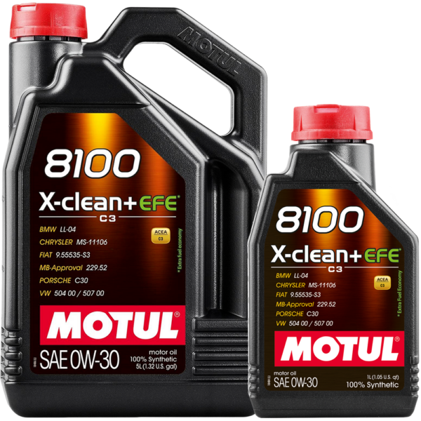 Motul 8100 X-CLEAN+ EFE 0W-30